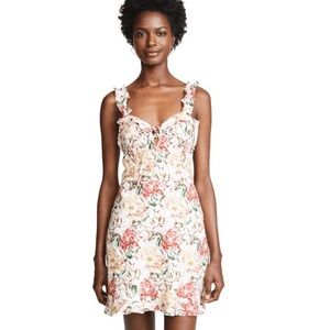 Wayf Cybill Lace up mini dress size S